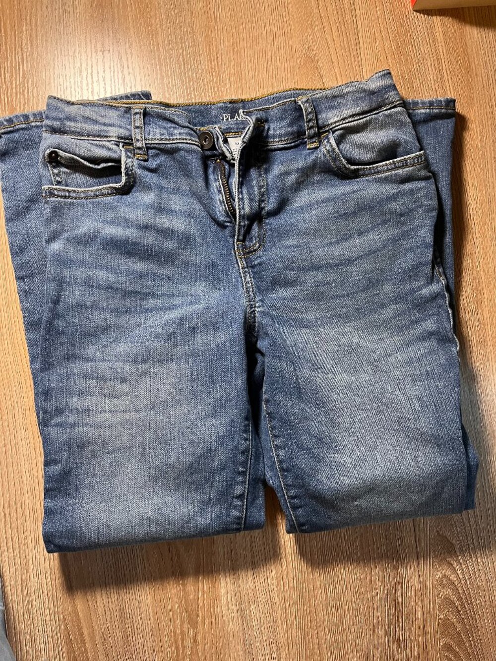 The Children's Place Boys Straight Leg Jeans - Size 12 - Adjustable Waist